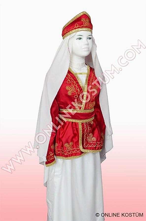 kafkas kız kostümü